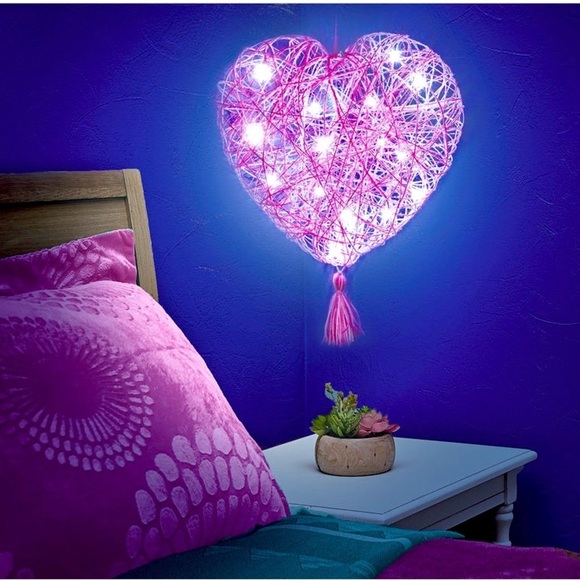 NWT String Art Heart Light DYI Lantern Craft Kit NRFB - Picture 2 of 4